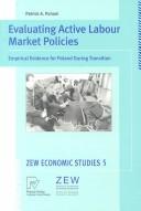 Cover for Evaluating Active Labour Market Policies