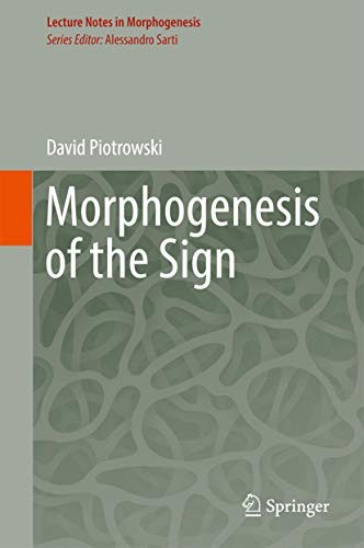 Cover for Morphogenesis of the Sign