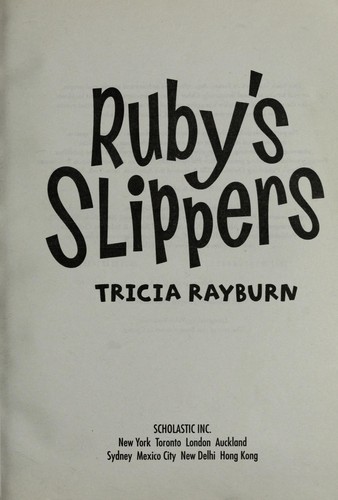 Cover for Ruby's slippers