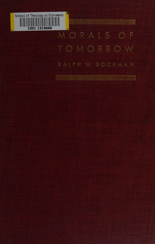 Cover for Morals of tomorrow