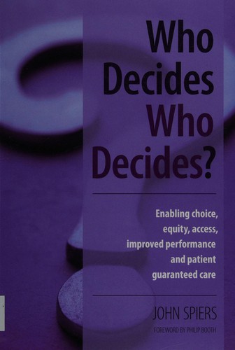 Cover for Who Decides Who Decides?