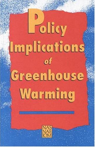 Cover for Policy implications of greenhouse warming