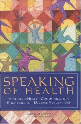 Cover for Speaking of Health