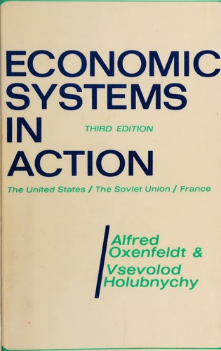 Cover for Economic systems in action