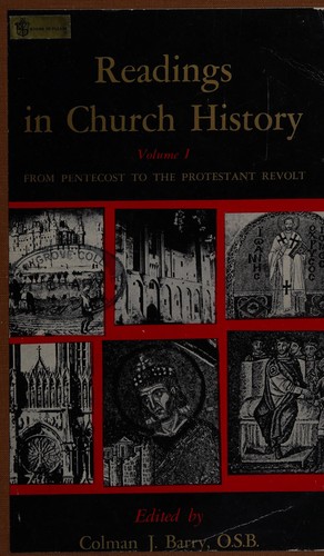 Cover for Readings in church history.