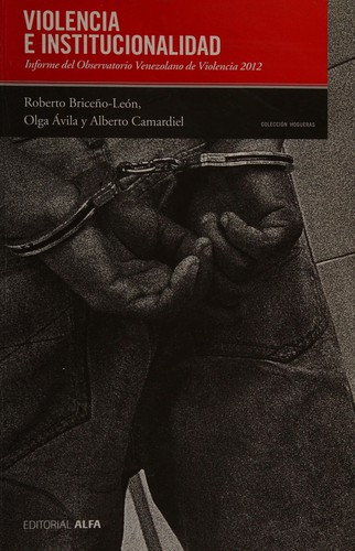 Cover for Violencia e institucionalidad