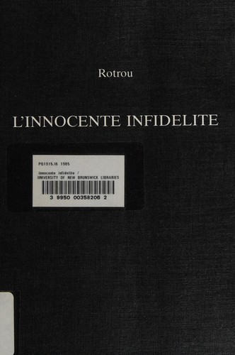 Cover for L' innocente infidélité
