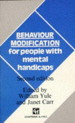 Cover for Behaviour Modification for People with Mental Handicaps