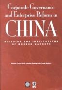 Cover for Corporate Governance and Enterprise Reform in China