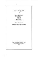 Cover for Proust and Musil