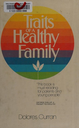 Cover for Traits of a healthy family