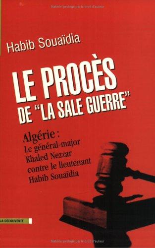 Cover for Le procès de La sale guerre