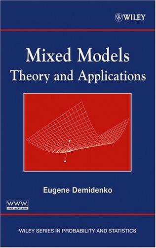 Cover for Mixed Models