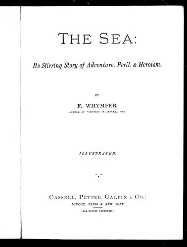 Cover for The sea