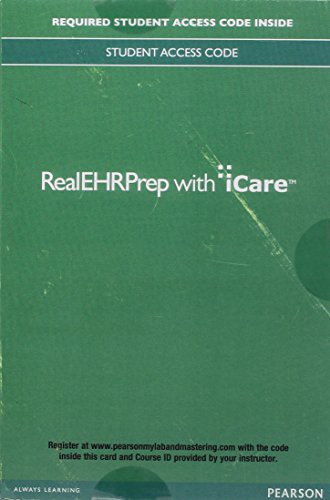 Cover for RealEHRPrep with iCare -- Access Card