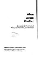 Cover for When Values Conflict