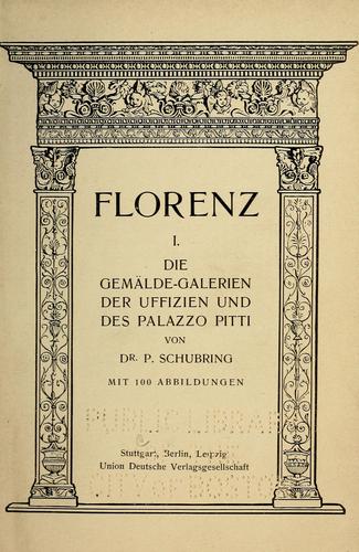 Cover for Florenz