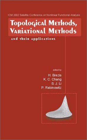 Cover for Topological Methods, Variational Methods, and Their Applications