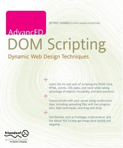 Cover for AdvancED DOM Scripting