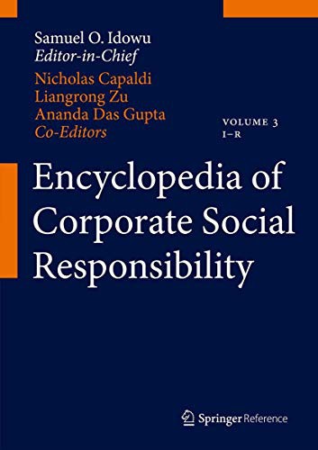 Cover for Encyclopedia of Corporate Social Responsibility