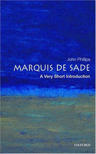 Cover for The Marquis de Sade