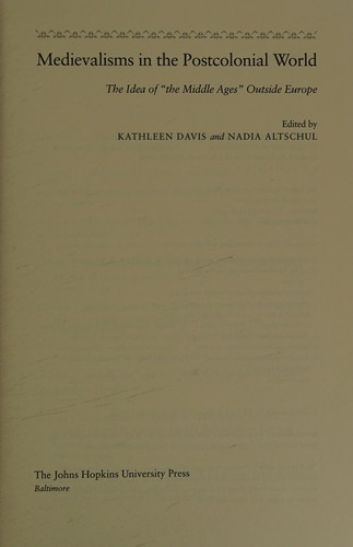 Cover for Medievalisms in the postcolonial world