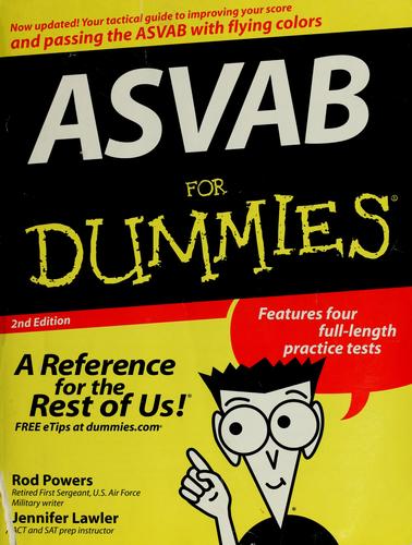 Cover for ASVAB for dummies