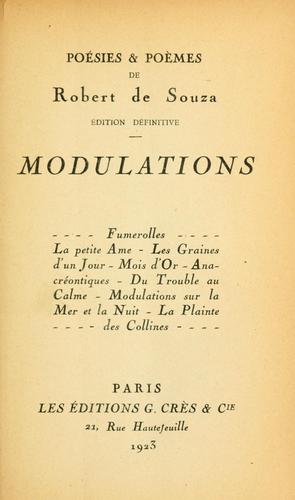Cover for Modulations