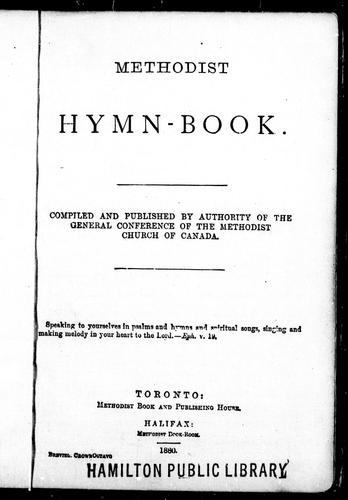 Cover for Methodist hymn-book