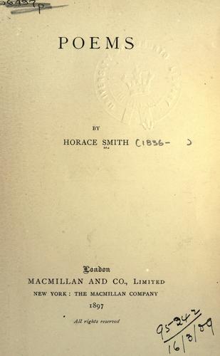 Cover for Poems.