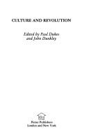 Cover for Culture and revolution