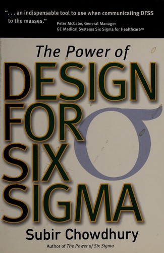 Cover for The power of design for Six Sigma