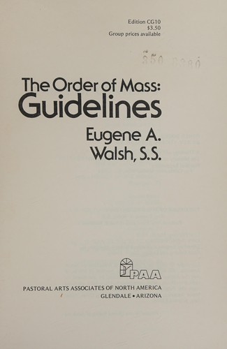 Cover for The order of Mass