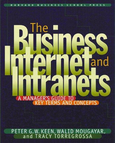 Cover for The business internet and intranets