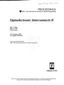 Cover for Optoelectronic interconnects II
