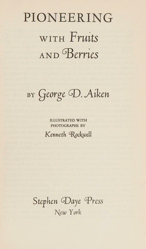 Cover for Pioneering with fruits and berries