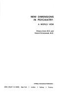 Cover for New dimensions in psychiatry: a world view.