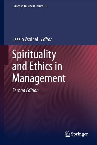 Cover for Spirituality and Ethics in Management