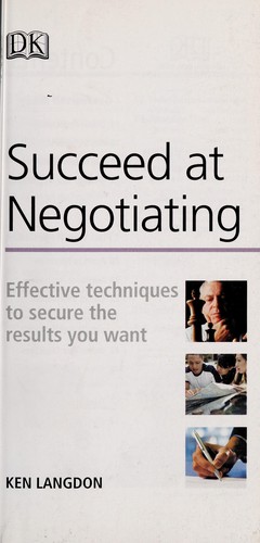 Cover for Succeed at negotiating