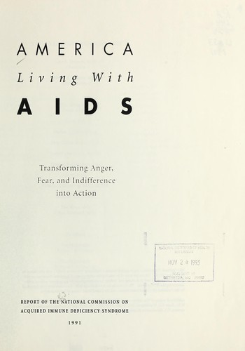 Cover for America living with AIDS