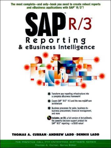 Cover for SAP R/3 Reporting & eBusiness Intelligence