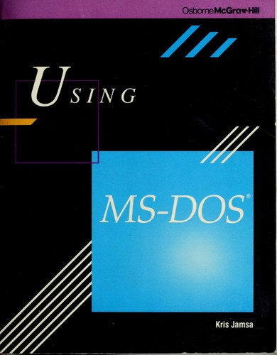 Cover for Using MS-DOS