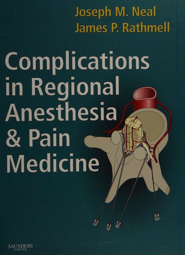 Cover for Complications in regional anesthesia and pain management