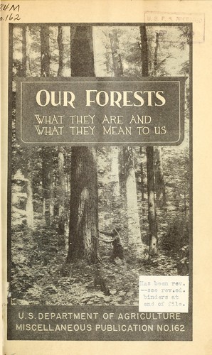 Cover for Our forests