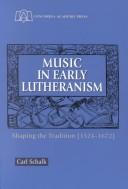 Cover for Music in early Lutheranism