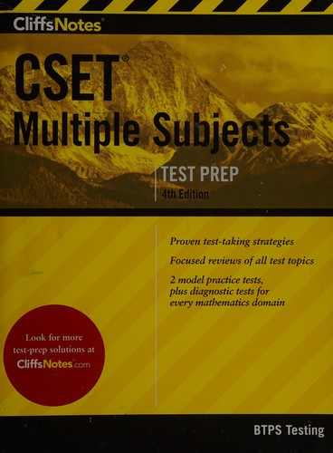 Cover for CliffsNotes CSET