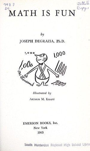 Cover for Math is fun