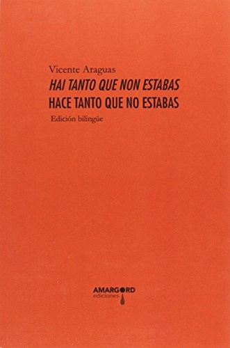 Cover for HAI TANTO QUE NON ESTABAS. HACE TANTO QUE NO ESTABAS