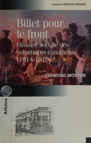 Cover for Billet pour le front