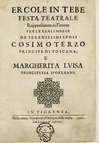 Cover for Ercole in Tebe